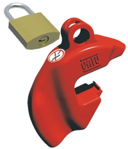 Condamnateur de disjoncteur, petit modèle, avec cadenas