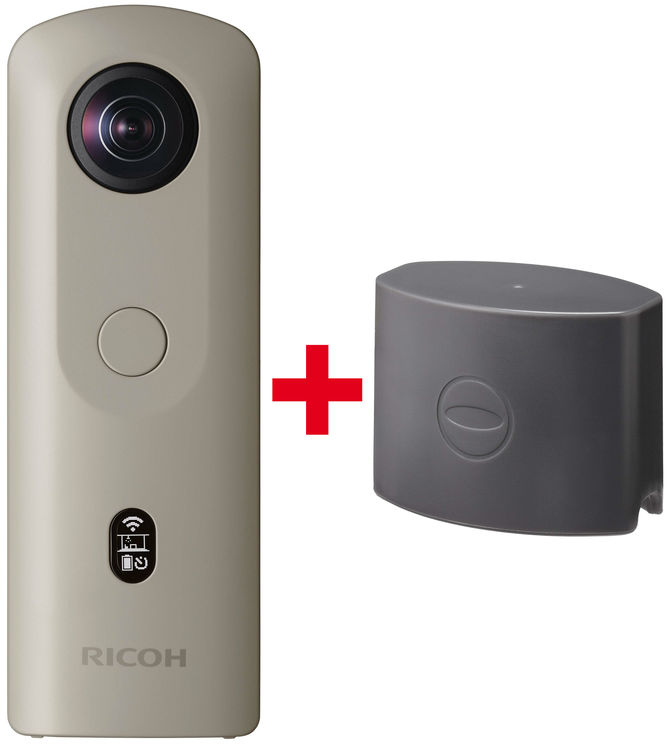 Caméra sphérique 360° - Capteur 1/2.3" (x2), 12 Mpx - photos 5K, vidéos 4K - 14 Go - Bluetooth, WiFi - Pack business SP1