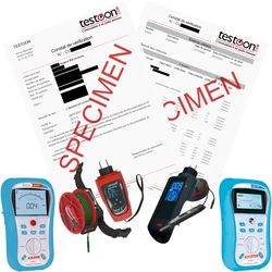 Etalonnage vérification pour testeur électrique bifonctions (A/R inclus)