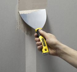 SPATULE/ COUTEAU DE PLATRIER LAME INOX - 100mm