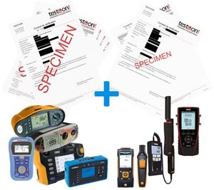 Package de 2 étalonnages vérifications en élec et gaz (A/R inclus)