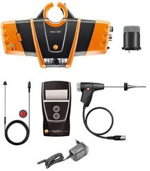 Kit testo 330i bluetooth avec imprimante portable - Analyseur de combustion - 1cellules de base (CO) évolutif jusqu´a 3 cellules