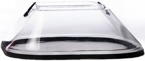 Hotte rigide transparente 400x400mm - pour le FlowFinder Mk2 et le VentiFlow Mk2