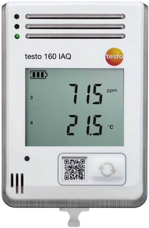 Moniteur/enregistreur** de données WiFi avec écran - température, humidité, CO2, pression atmosphérique