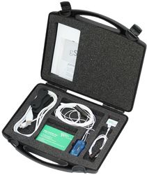 Kit de mesure/enregistrement du coefficient U - Inclut un enregistreur avec 2 sondes de température et 1 capteur de flux thermique