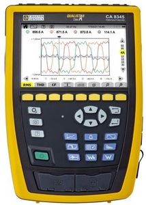 Analyseur de réseaux électriques triphasés TRMS, 4I / 5U - Classe A - pinces en option