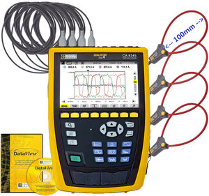 KIT Analyseur de puissance et énergie CA8345 Classe A avec 4 pinces MiniFlex MA194-350 et logiciel Dataview