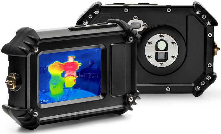 Caméra thermique ATEX 160x120 - 6.3mrad - 70mK - 54°x42° - -20 à +400°C - écran tactile, MSX - WiFi, Flir Ignite Cloud