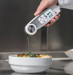 Thermomètre 2-en-1 étanche - infrarouge et pénétration - -50 à +250°C - EN13485 HACCP