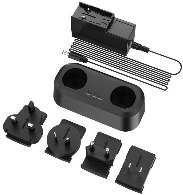 Chargeur double baie pour batteries de caméras thermiques HIK série M