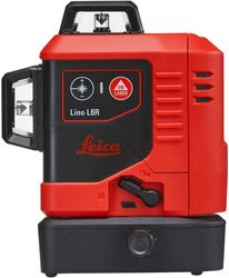 Laser multilignes 3x360° - Rouge - 25m - triple alimentation - en mallette