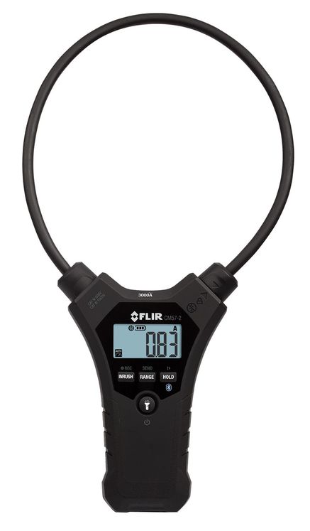 Ampèremètre TRMS à capteur flexible 45/12 cm, 3kA AC, LED, bluetooth
