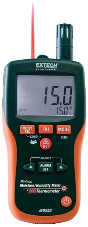 Thermo-hygromètre, humidimètre avec & sans contact et thermomètre infrarouge