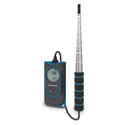 Thermo-anémomètre à fil chaud avec sonde télescopique