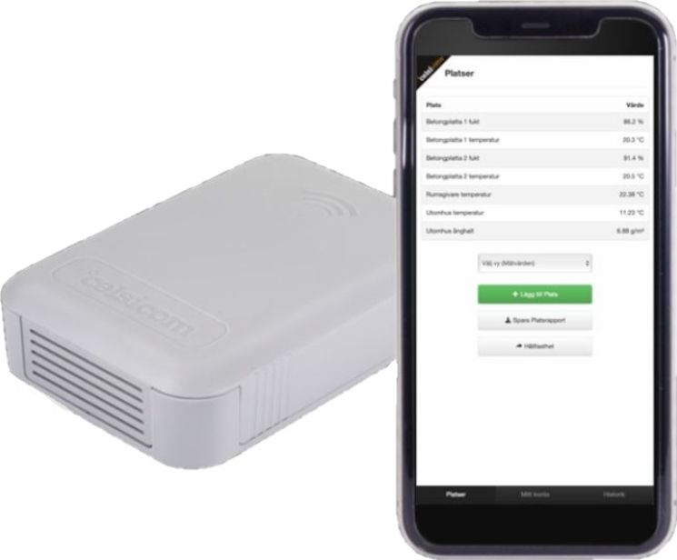 Capteur de CO2/température/humidité/pression connecté cloud " Easy Connect ", avec sondes internes