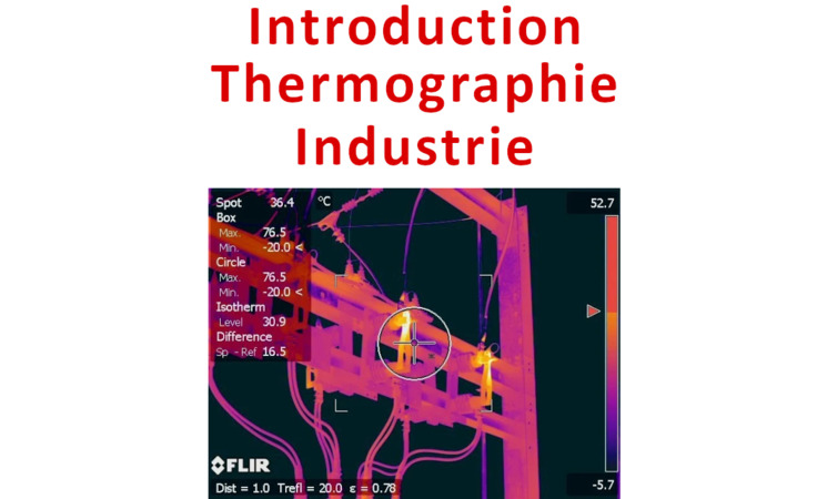 Formation d´introduction à la thermographie dans l´industrie, 2j