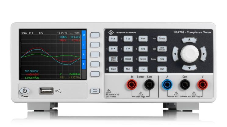 Analyseur de puissance - analyse avancée, test de conformité, I/O évoluées