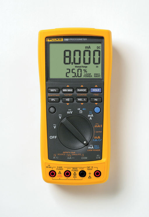 Calibrateur de boucles, 0-20mA, 4-20mA et multimètre numérique 1000V/1A AC/DC