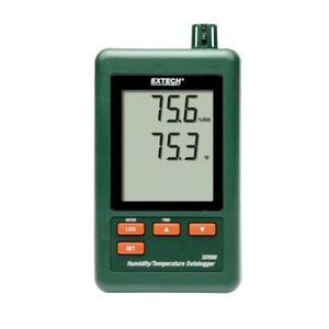 Enregistreur de température & humidité, 10-90%HR, 0-+50°C