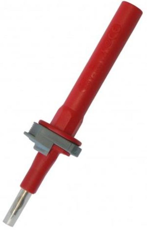 Pointe de touche 4 mm fourreau rétractable verrouillable, connecteur diam 4mm, 20A/600V CATII - Couleur au choix