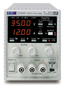 Alimentation DC programmable simple avec régulation PowerFlex, 420W, 1x 60V/20A