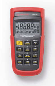 Thermomètre enregistreur (USB) double voie thermocouple type  K,J,T,R/S,N,E
