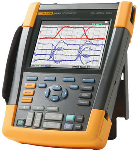 Scopemeter 2 voies 200MHz, 2.5 Gech/s, écran couleur, Connect-and-View™