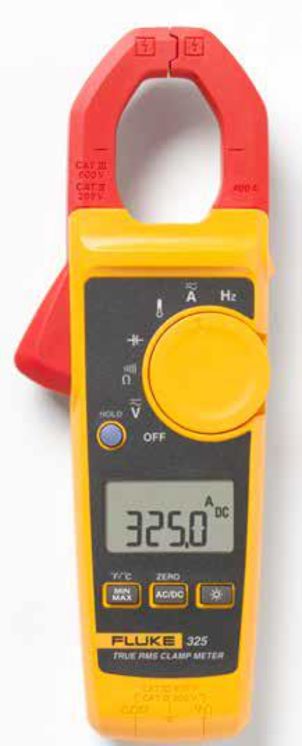 Pince multimètre TRMS AC, 400A/600V AC/DC, mâchoire 30mm, capacité, température, fréquence
