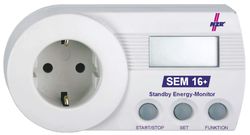 Enregistreur de consommation d'énergie pour prise secteur, connexion USB