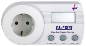 Enregistreur de consommation d'énergie pour prise secteur, connexion USB