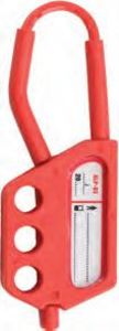 Condamnateur multiple flexible non-conducteur, anse 50mm, pour 3 cadenas max.