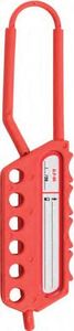Condamnateur multiple flexible non-conducteur, anse 80mm, pour 6 cadenas max.