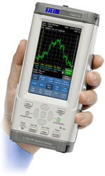 Handheld spectrum analyzer, 1M-2.7GHz, 15k-280k-1MHz RBW, 4.3" color display