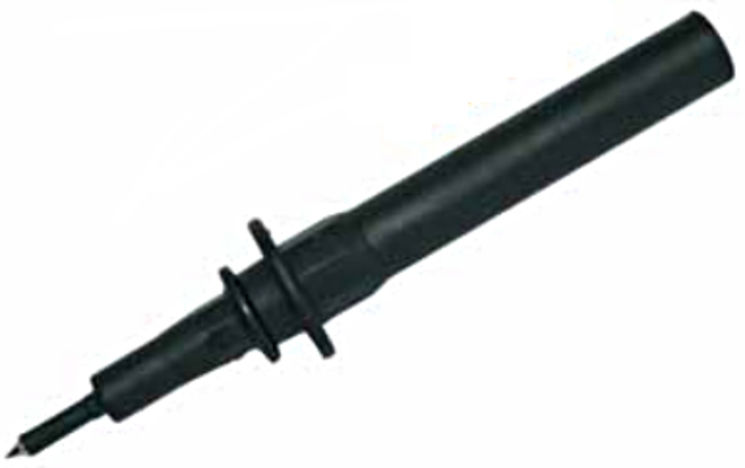 Pointe de touche diam.4mm avec fusible 6x32 0.5A/1kV, pointe 3 mm - Couleur au choix