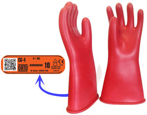 Gants isolants, classe 4, 36000V, différentes tailles disponibles
