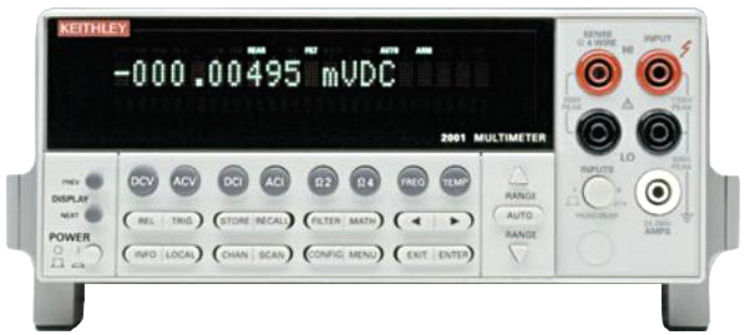 Multimètre numérique de table 7.5 digits, 10nV - 1000 V, 10 pA - 2.1A, GPIB