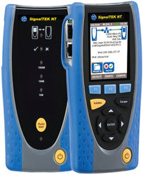 Qualificateur, testeur de transmission, 10/100/1000Mbits/s, actifs et passifs, USB, rapports sans-fil - écran tactile