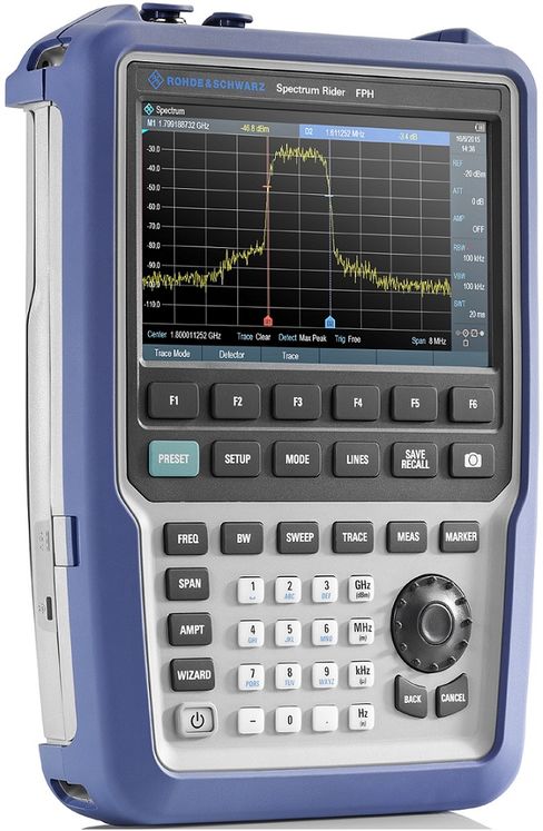 Analyseur de spectre portable, 5kHz-2/3/4 GHz, -160dBm, 0.5dB, écran tactile