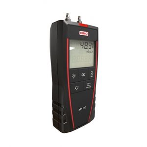 Micro-Manomètre Portable Différentiel - +-1000Pa, 0.5%+2Pa - Certificat d´étalonnage