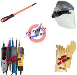 Kit d'EPI avec VAT pour diagnostiqueurs immobiliers