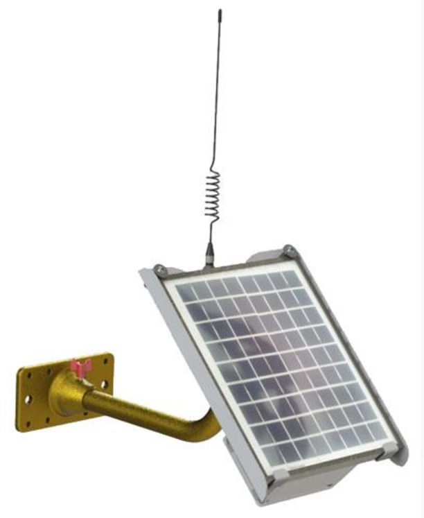 Relais radio avec alimentation solaire pour capteurs Newsteo
