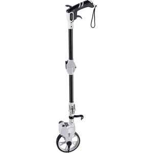 Odomètre, roue 0.5m, +-0.1%, 9999.9m, compteur sur roue, zero sur poignée, pliable