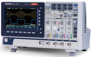 Oscilloscope 70MHz, 4 voies, 1Gech/s, 10Mpts, écran couleur 7"