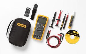 Kit multimètre 1000V/400mA AC/DC, Fluke Connect + accessoires pour électriciens