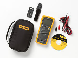 Kit multimètre 1000V/400mA AC/DC, Fluke Connect + suspension magnétique