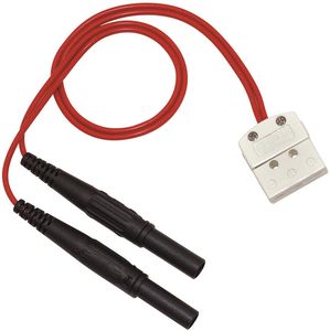 Adaptateur fiches bananes vers connecteur 2 fils pour sonde PT100