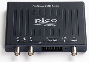 Oscilloscope USB de poche, MSO, 2 + 16 voies, 70MHz, 1GEch/s & géné arbitraire - avec sondes