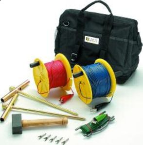 Kit de piquets de terre méthode 3P standard (50m)