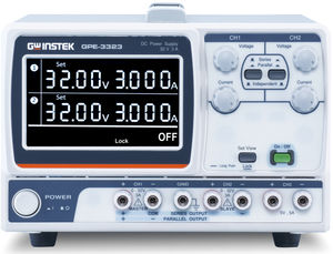 Alimentation DC linéaire haute résolution, 2x 32V-3A + 1x5V-5A, 217W max.