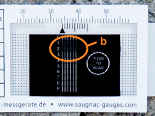 Pochette Expert SAUGNAC : 3 Jauges G1 et 1 fissuromètre 👷‍♂️